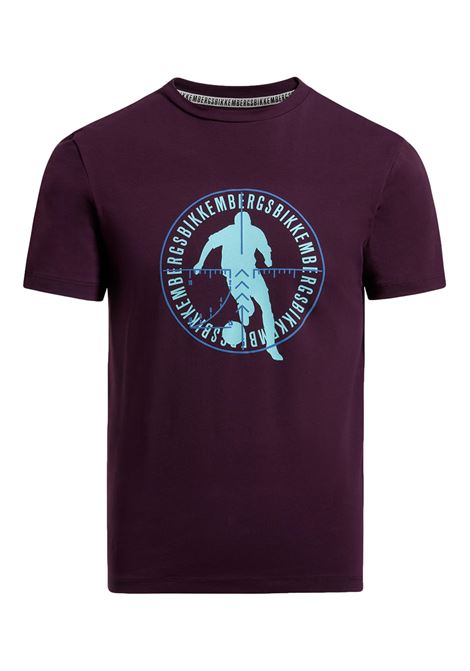 T-SHIRT UOMO STAMPA SOCCER BIKKEMBERGS | T-shirt | BMT0028 K00024035